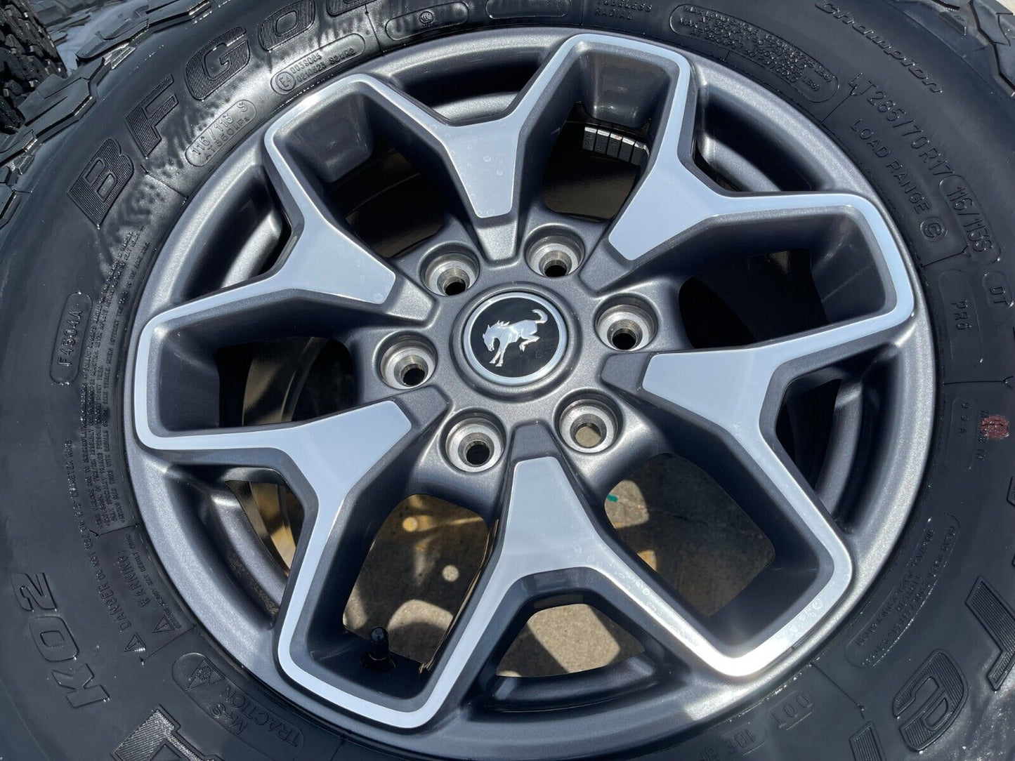 17" Ford Bronco wheels rims KO2 SASQUATCH Ranger 95229 10387 tires BFG