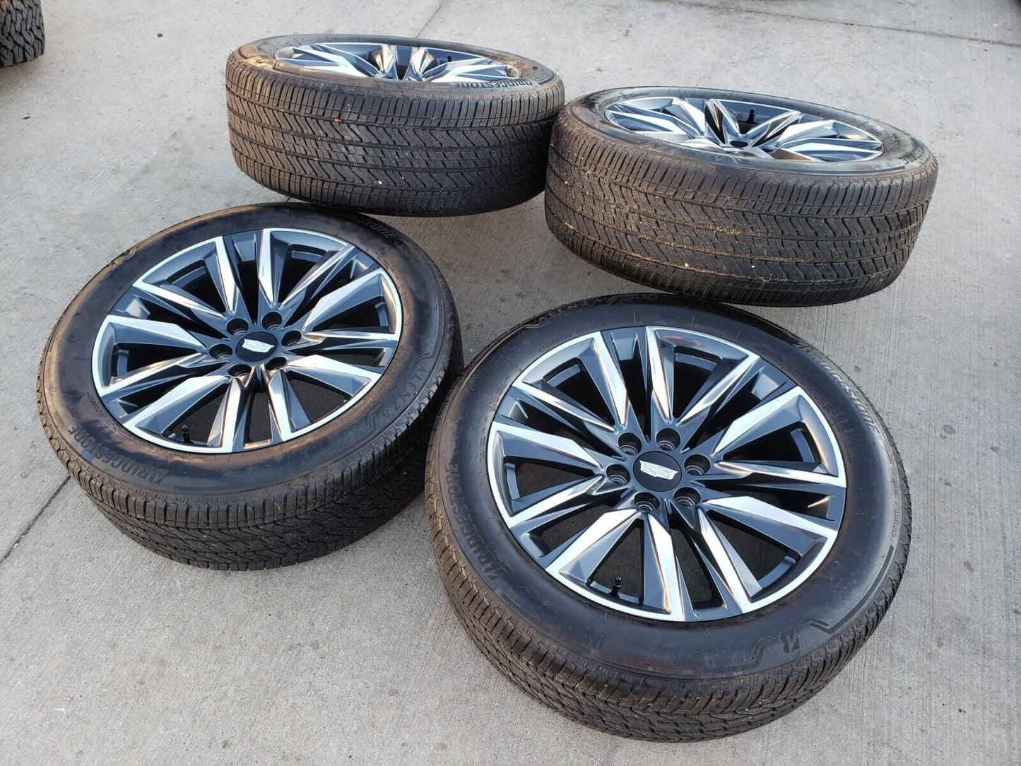 22" Cadillac Escalade OEM Platinum wheels rims 4869 95028 tires 2022 2023 2024