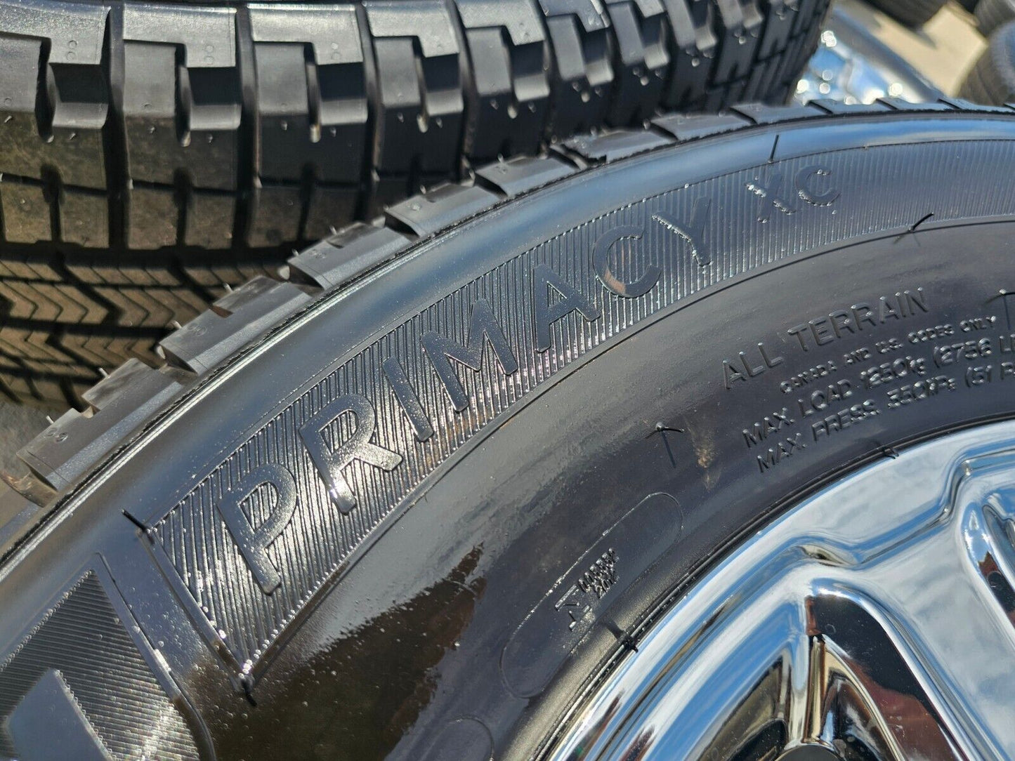 18" Ford F-150 Expedition OEM chrome rims wheels tires MICEHLIN 2024 2025 NEW