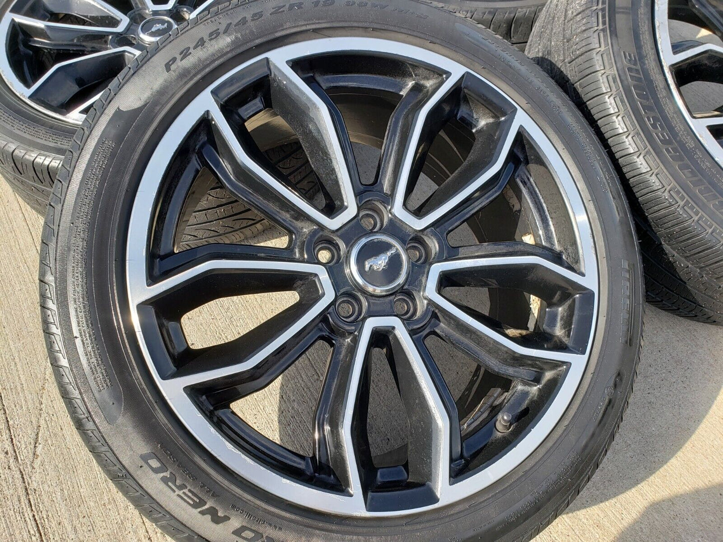19" Ford Mustang GT OEM wheels rims 3909 tires 2013 2014 2015 2016 2019 2020