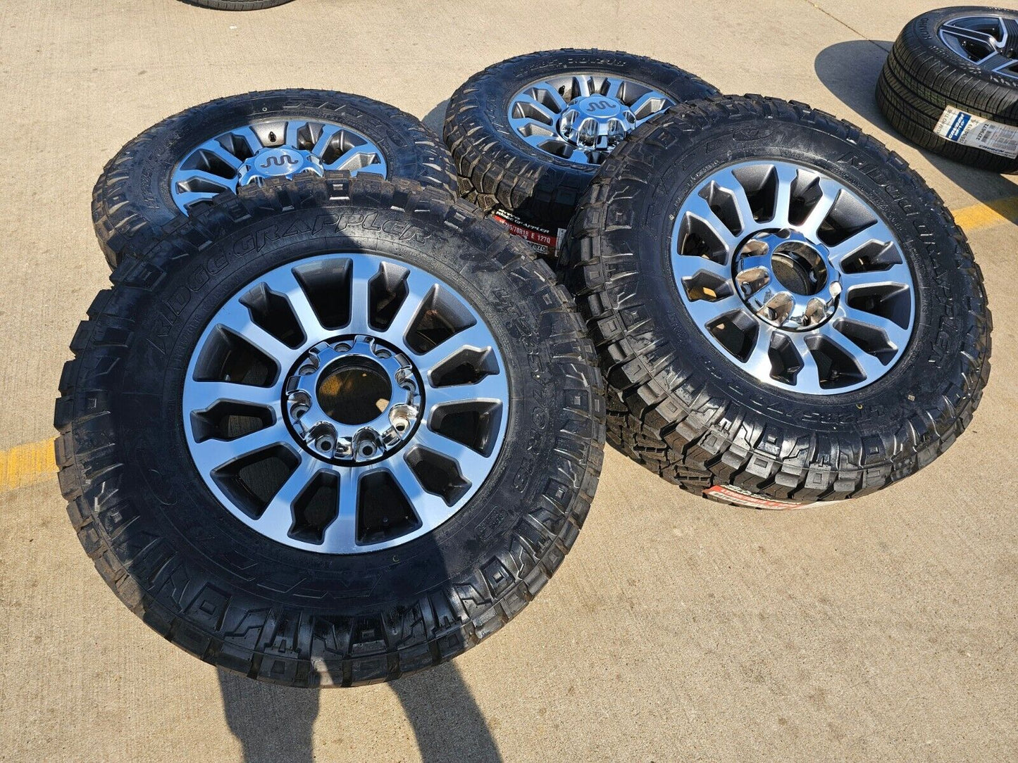 18" Ford F-250 F-350 OEM TREMOR FX-4 rims wheels 10289 tires NITTO 34" NEW