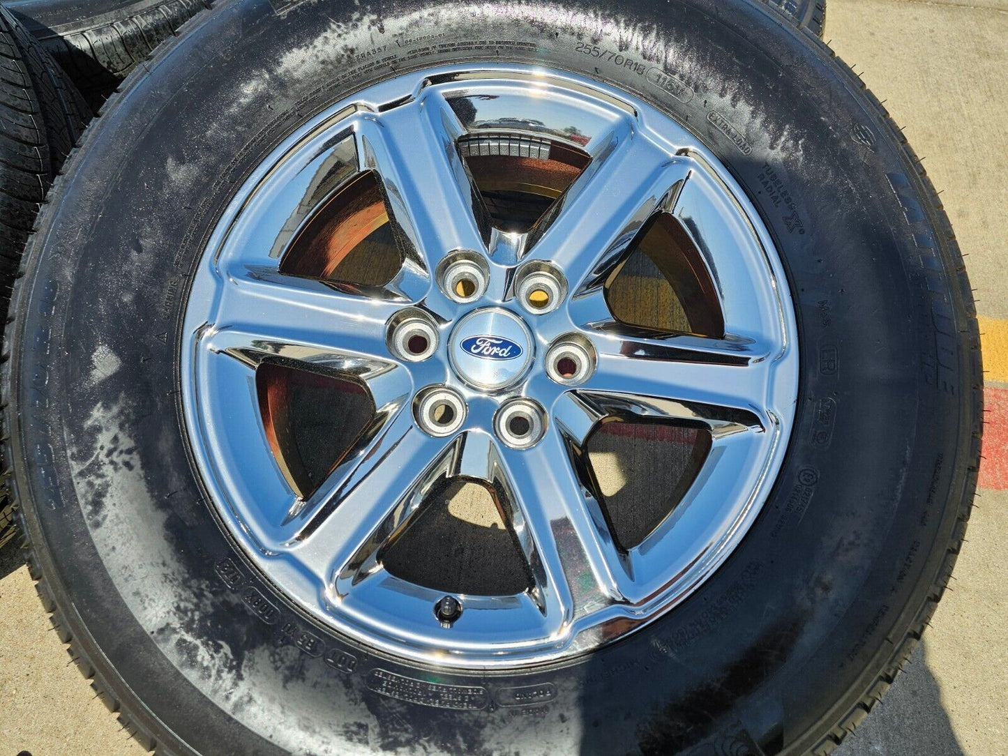 18" Ford F-150 Expedition OEM chrome rims wheels tires MICEHLIN 2024 2025 NEW