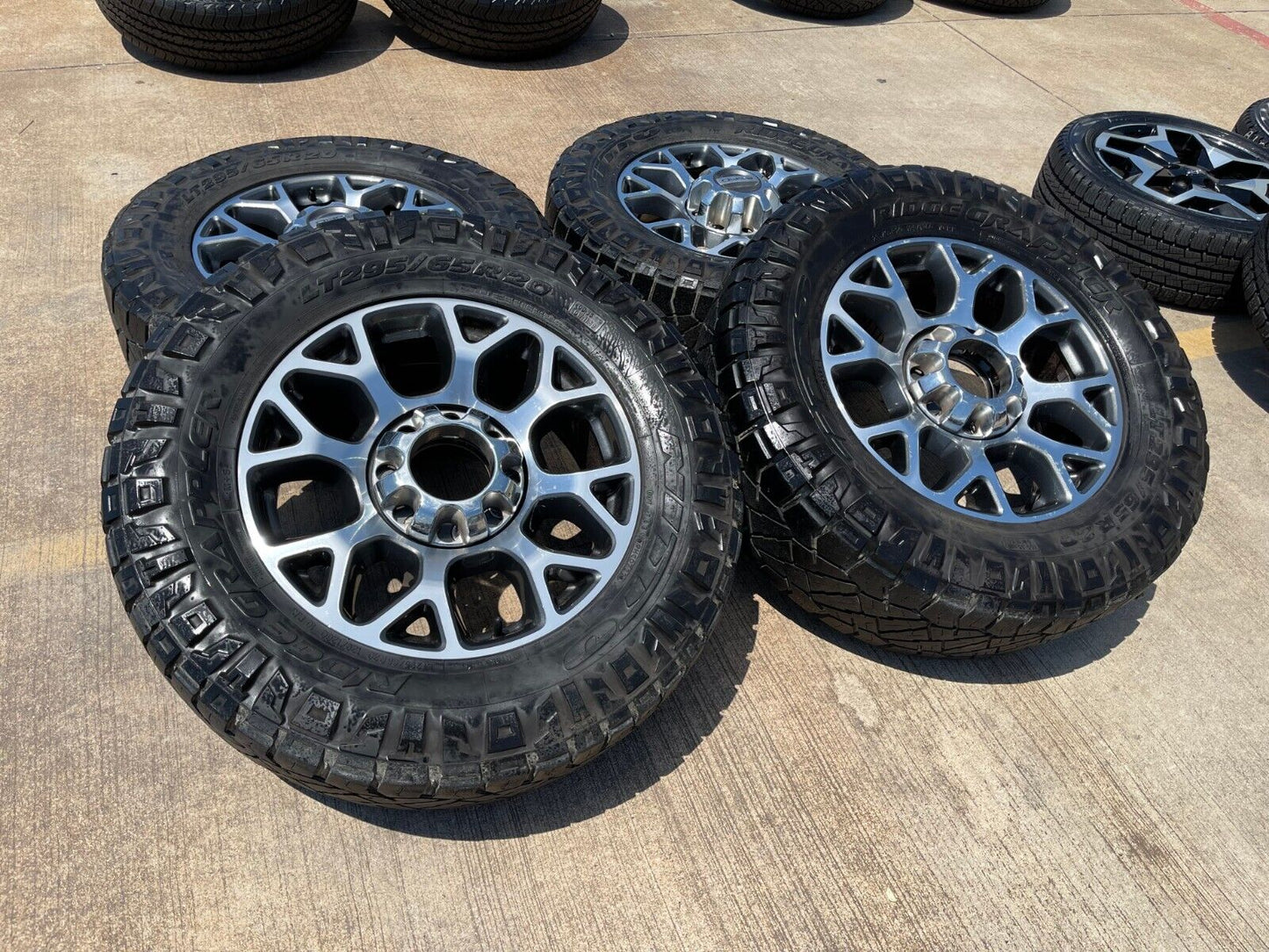 20" Ford F-250 F-350 OEM Lariat wheels rims 10292 tires 2022 2023 2024 NITTO