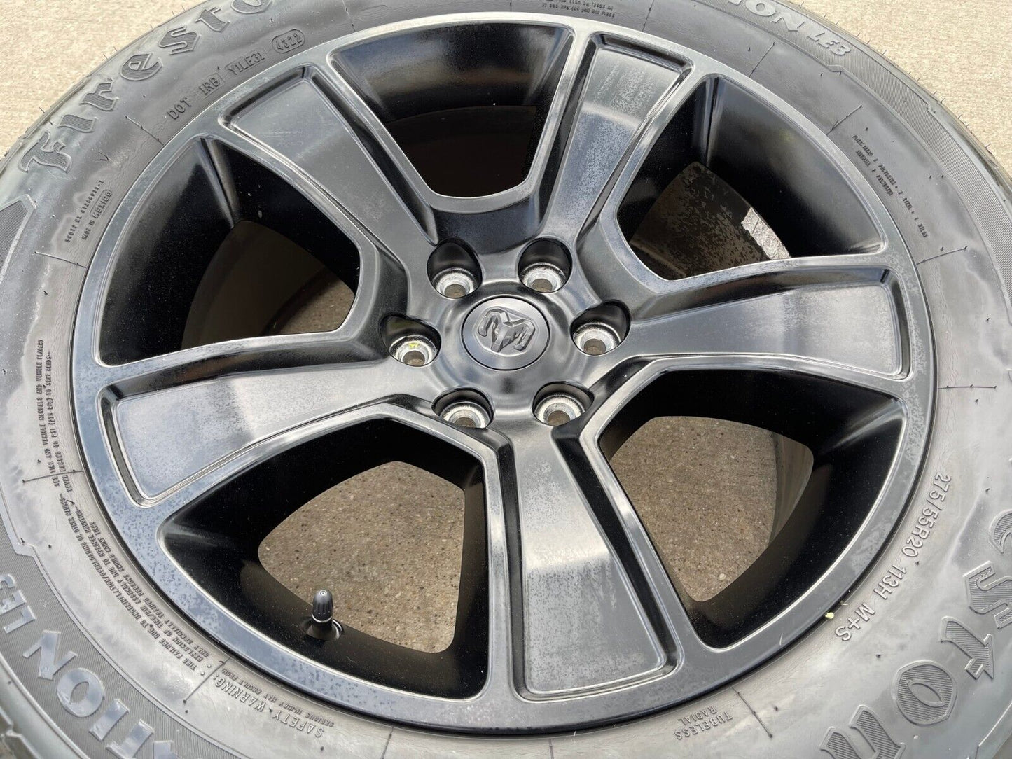 20" Dodge Ram 1500 OEM LIMITED Black 2676 2723 wheel rim spare