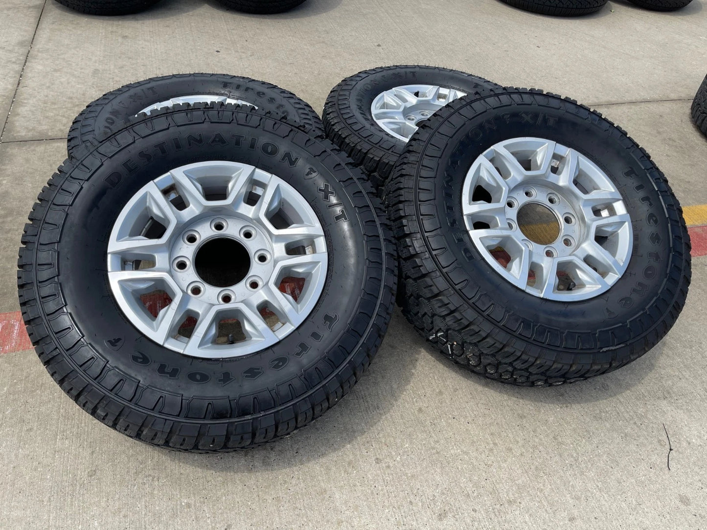 17" Chevy Silverado GMC Sierra 2500 OEM 5948 wheels rims FIRESTONE X/T 33"