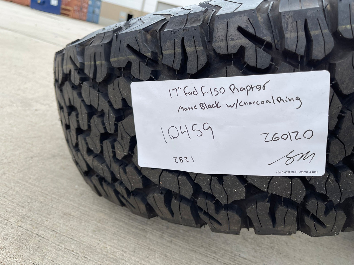 17" Ford F-150 Raptor OEM BEADLOCK rims wheels 10459 95210 BFG KO2 37" tires NEW