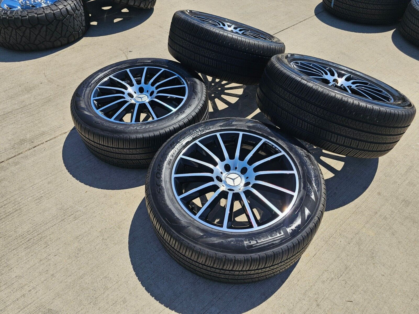 20" Mercedes G Wagon G63 AMG OEM wheels rims 85715 tires
