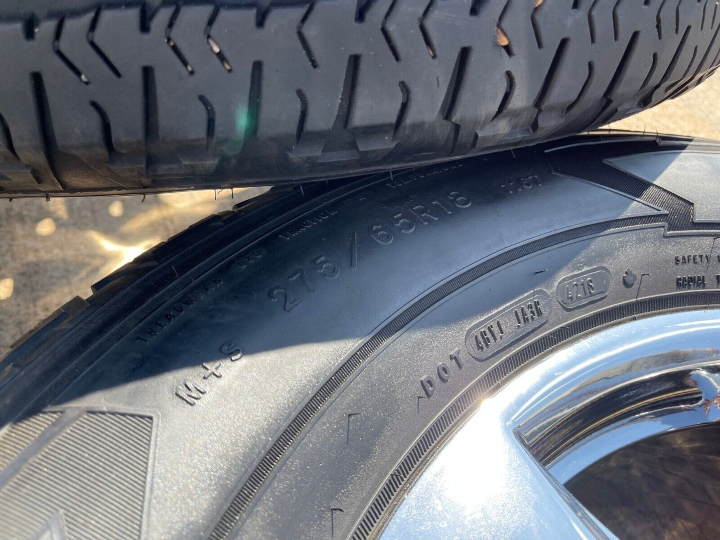 18" Ford F-150 Lariat CHROME OEM rims wheels 10168 Expedition tires
