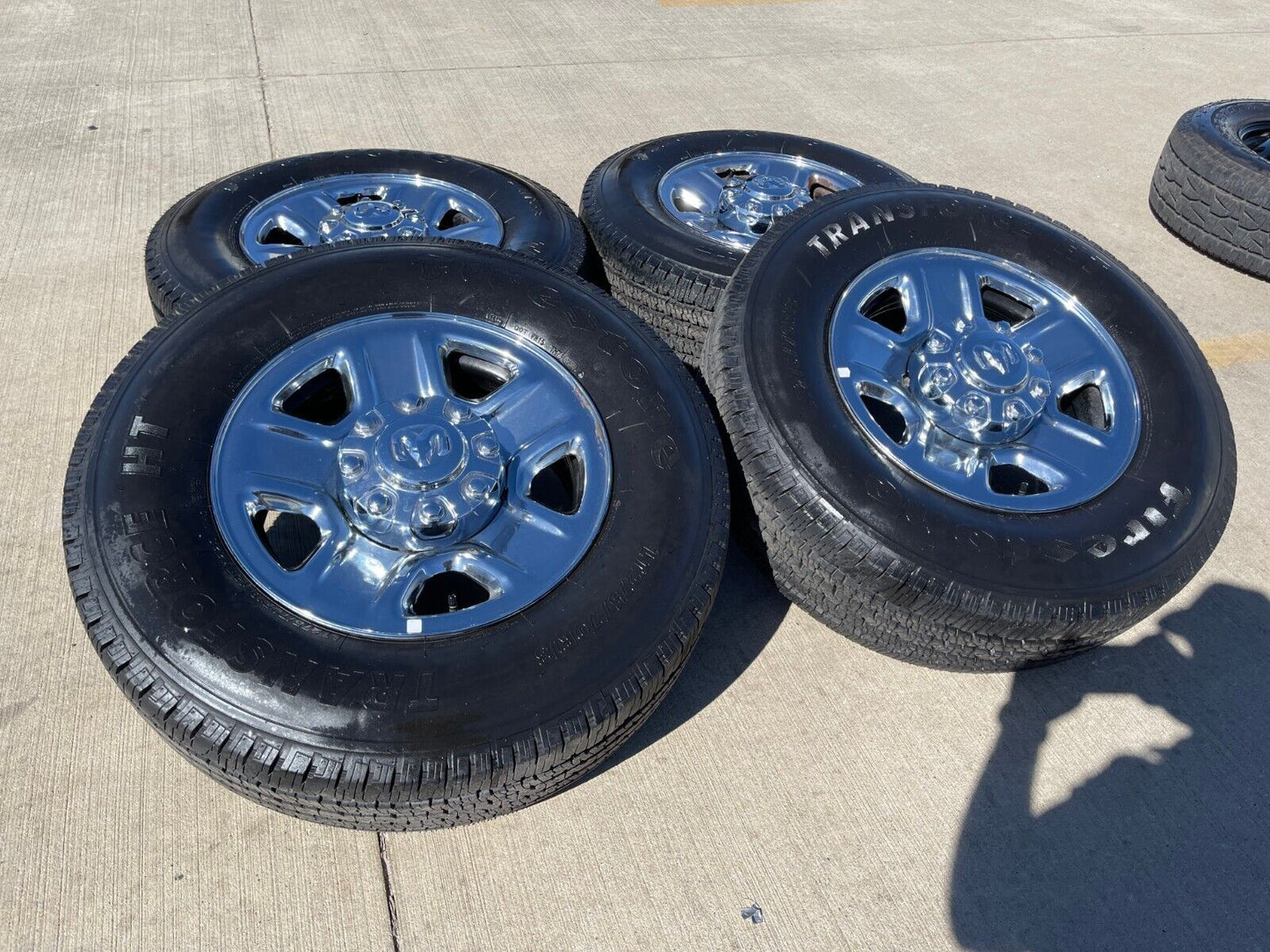 18" Dodge Ram 2500 3500 STEEL chrome OEM 2473 wheels rims tires 2024 2025 NEW