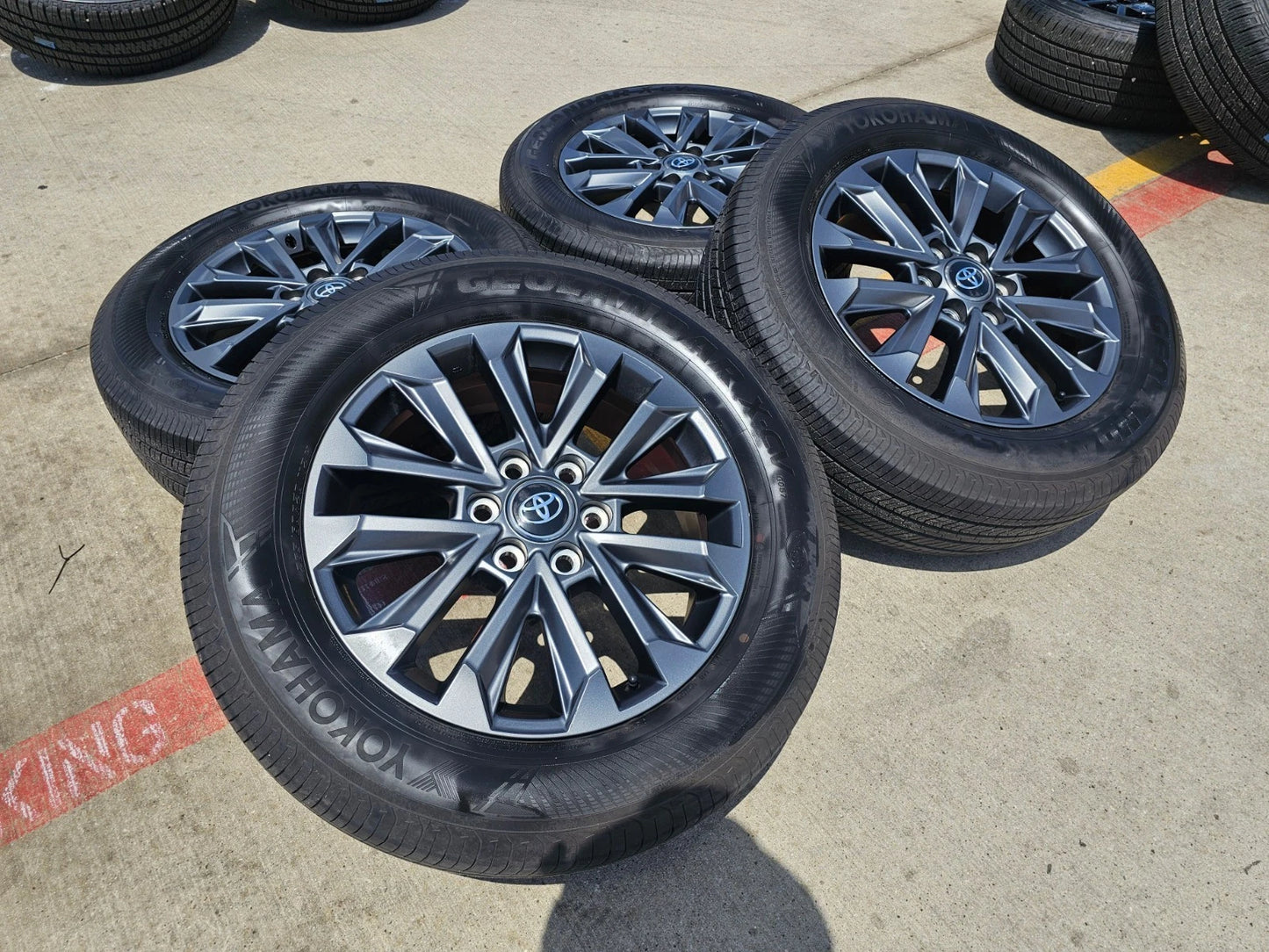 20" Toyota Land Cruiser OEM wheels rims Tundra Sequoia 2024 2025 2026