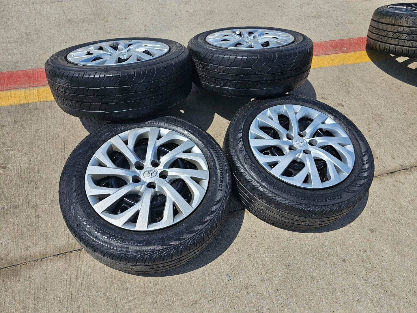 16" Toyota Corolla OEM wheels rims 75253 tires 2021 2022 2023 2024