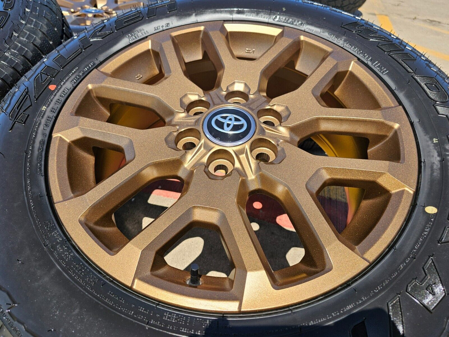 20" Toyota Tundra TSS TRD OEM wheels rims 95359 Sequoia bronze 2024 2025 NEW