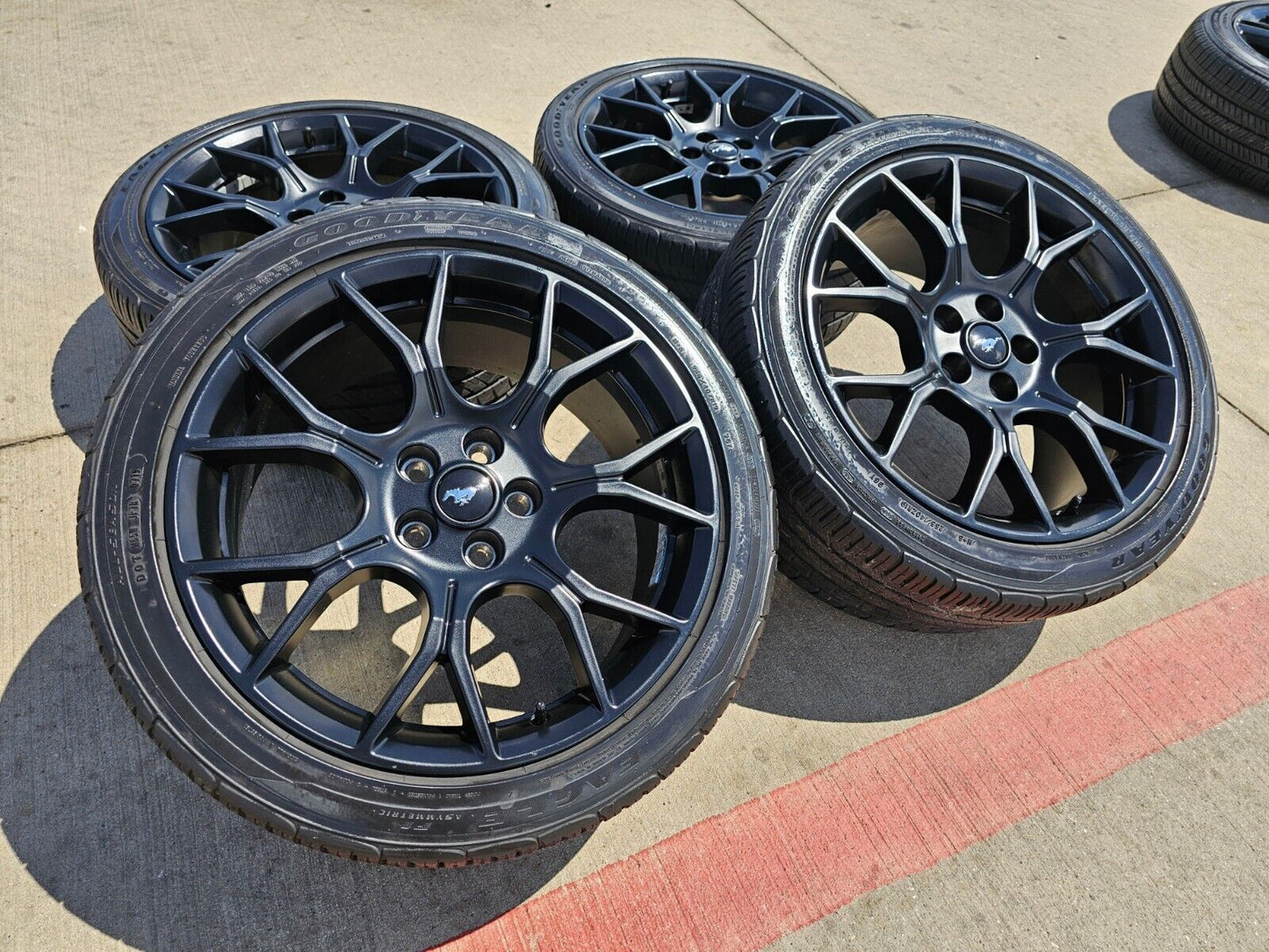 19" Ford Mustang Stealth GT OEM wheels rims 10163 tires