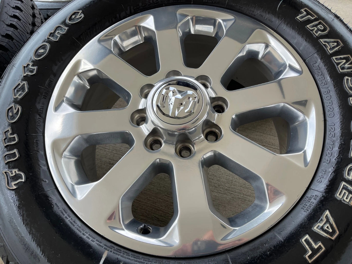 20" Dodge Ram 2500 3500 LARAMIE OEM 2700 wheels rims A/T tires 2024 2025 NEW