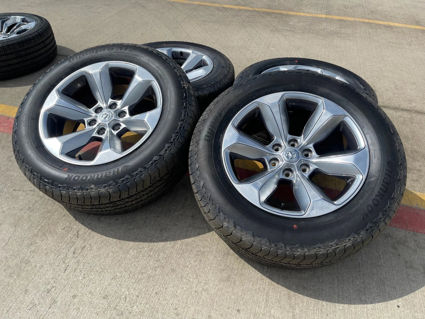 20" Dodge Ram 1500 OEM Laramie wheels rims 2681 tires HANKOOK