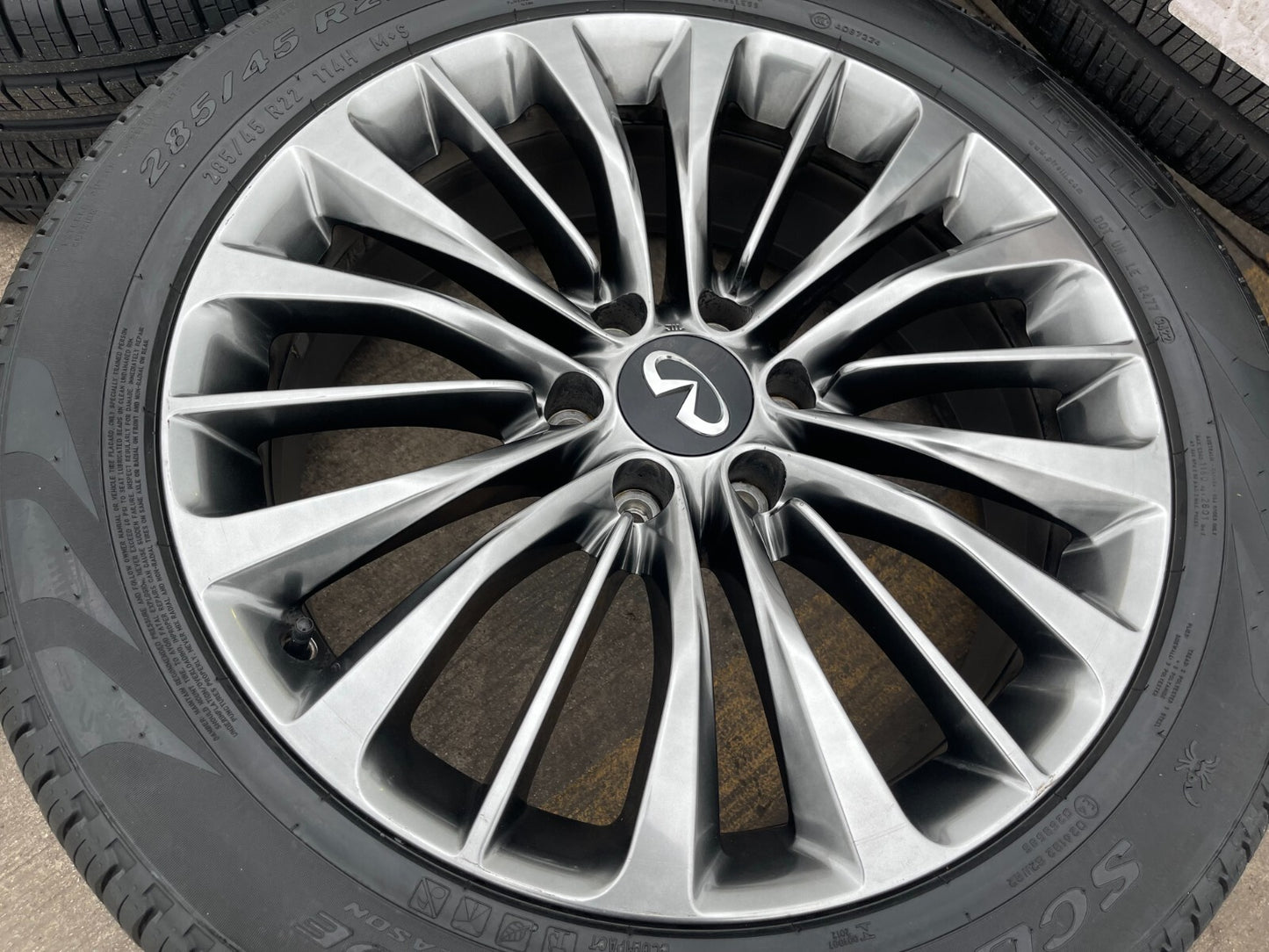 22" Infiniti QX80 QX56 Nissan Titan OEM wheels rims 73807 tires NEW