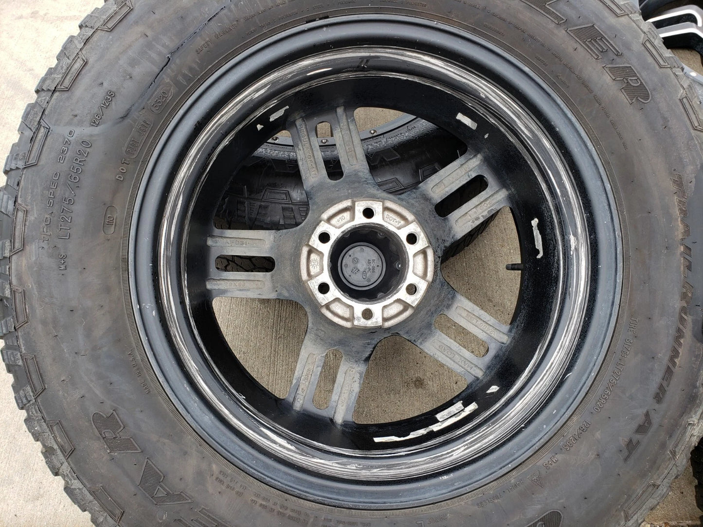 20x9 American Outlaw Chevy Silverado RAM Tacoma wheels rims 6x139 6x5.5 tires
