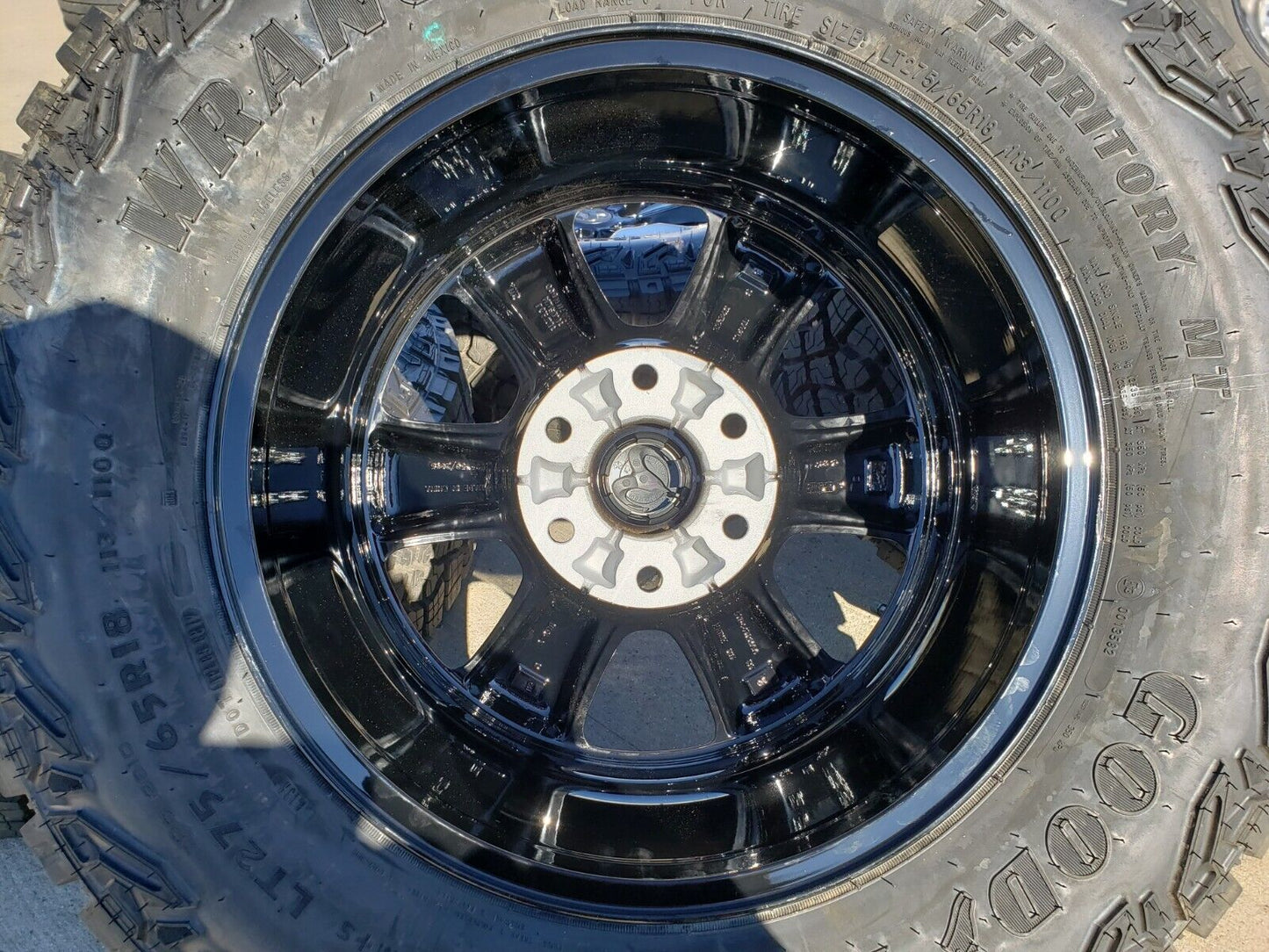 18" Dodge Ram 1500 Rebel Black OEM wheels rims 2671 tires 2023 2024 2025 NEW