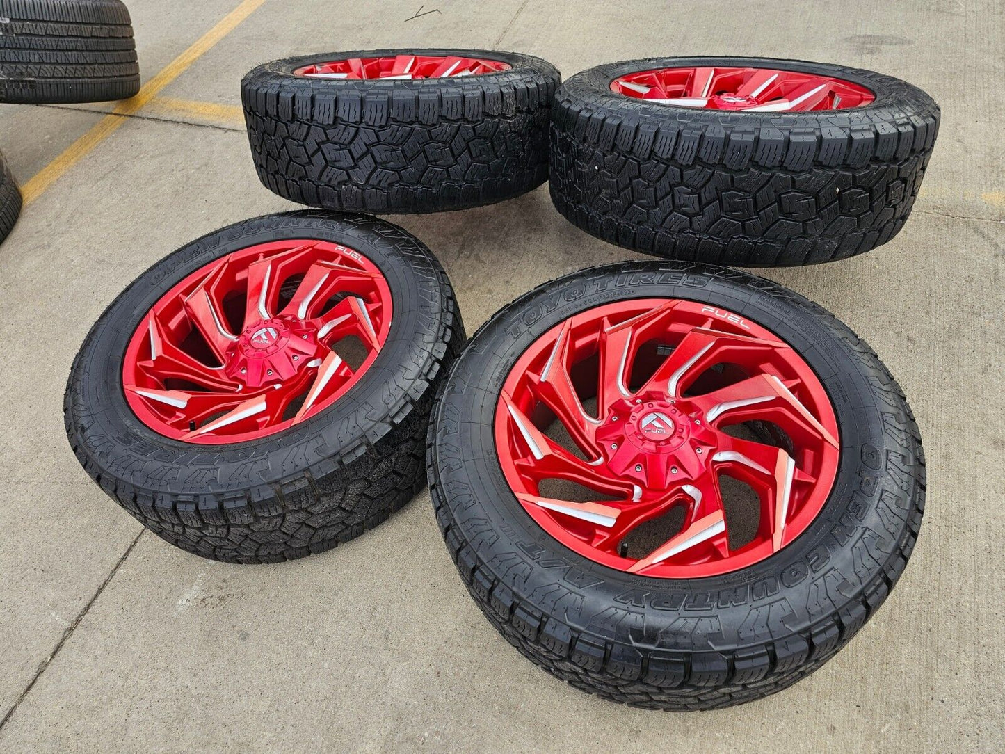 20x9 Fuel D754 REACTION Chevy Silverado Ford F-150 RAM wheels rims 6x139 6x135