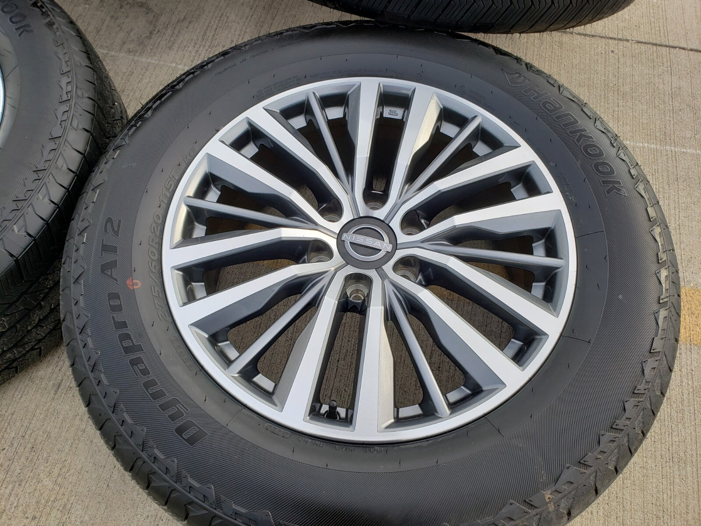 20" Nissan Titan Armada Infiniti QX80 OEM 62858 wheels rims 2023 2024 2025 2026