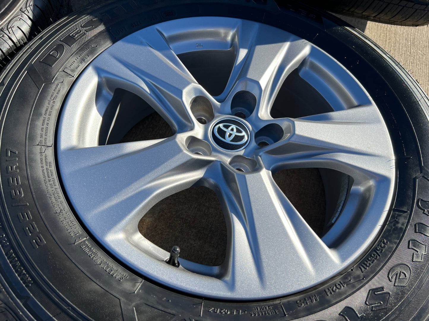 17" Toyota RAV4 OEM wheels rims 75240 Sienna CH-R tires NEW