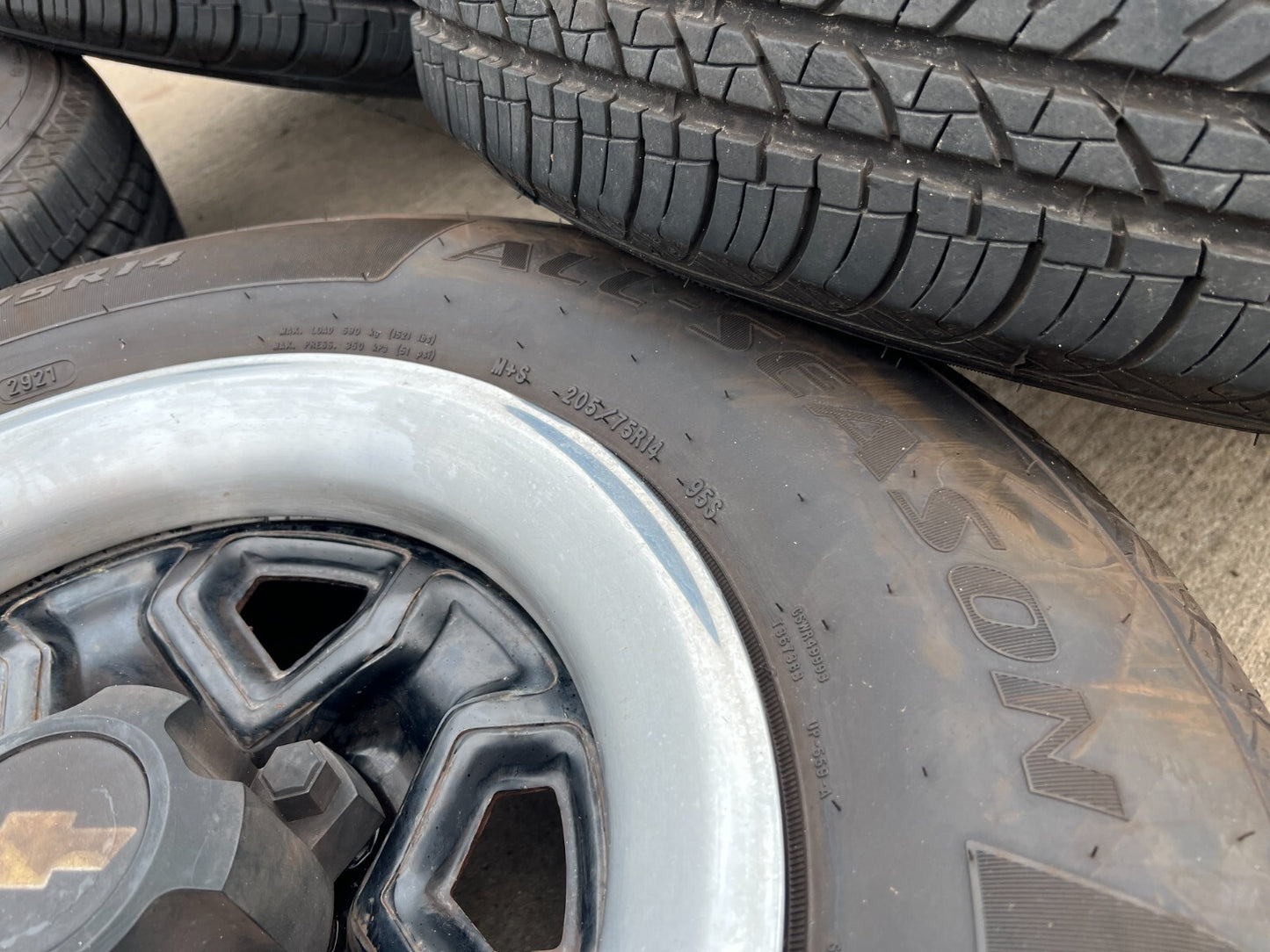 14" Chevy K1500 Blazer Old School Chevy wheels rims GMC tires 5x120 5x4.75