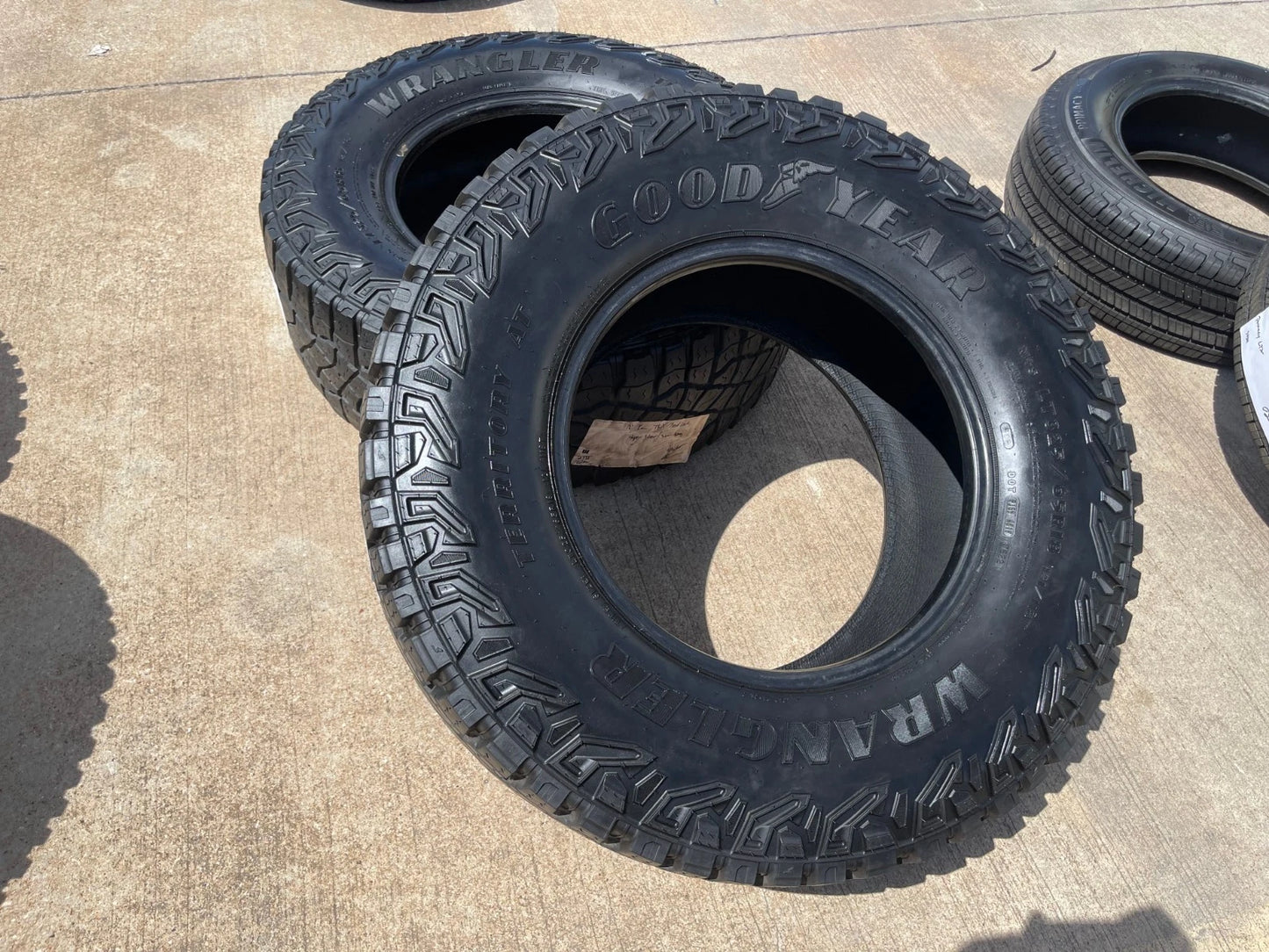 (1) 325/65/18 Goodyear Wrangler Territory M/T tire LT 8 ply load range D
