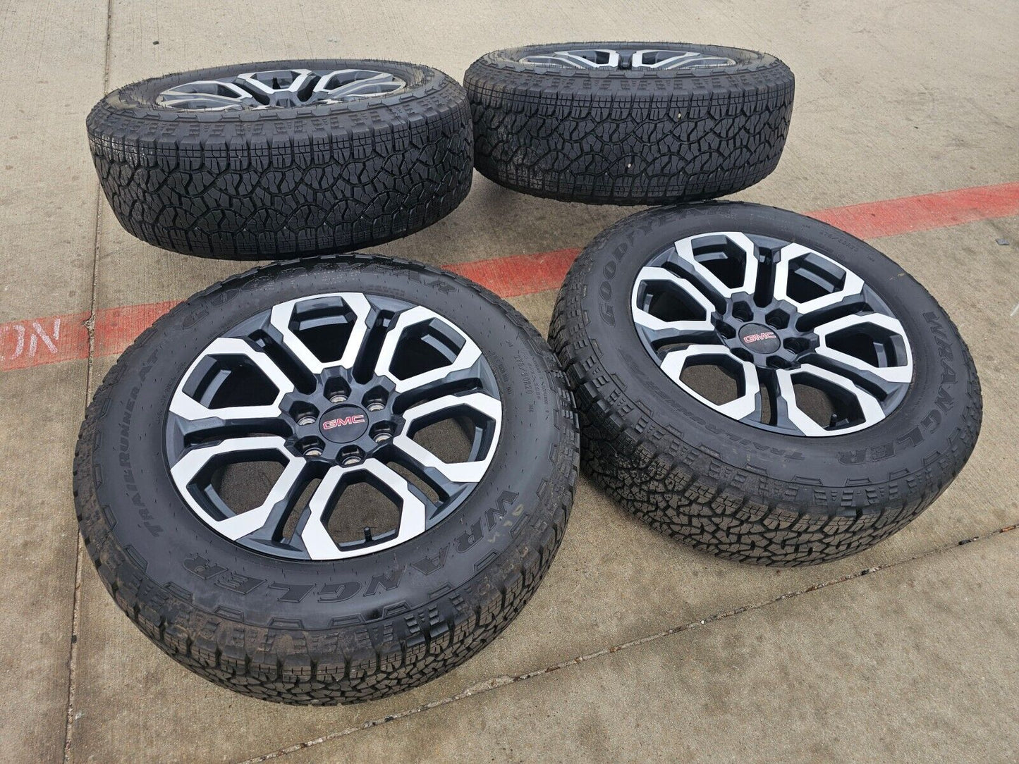 20" GMC Sierra Canyon Chevy Silverado OEM wheels rims 95780 tires 2024 2025 NEW