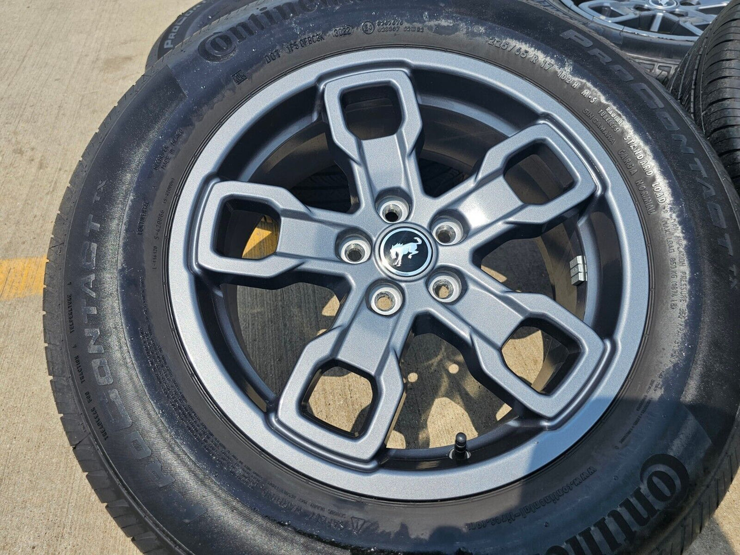 17" Ford Bronco Sport rims wheels 95019 10325 OEM 2021 2022 2023 2024
