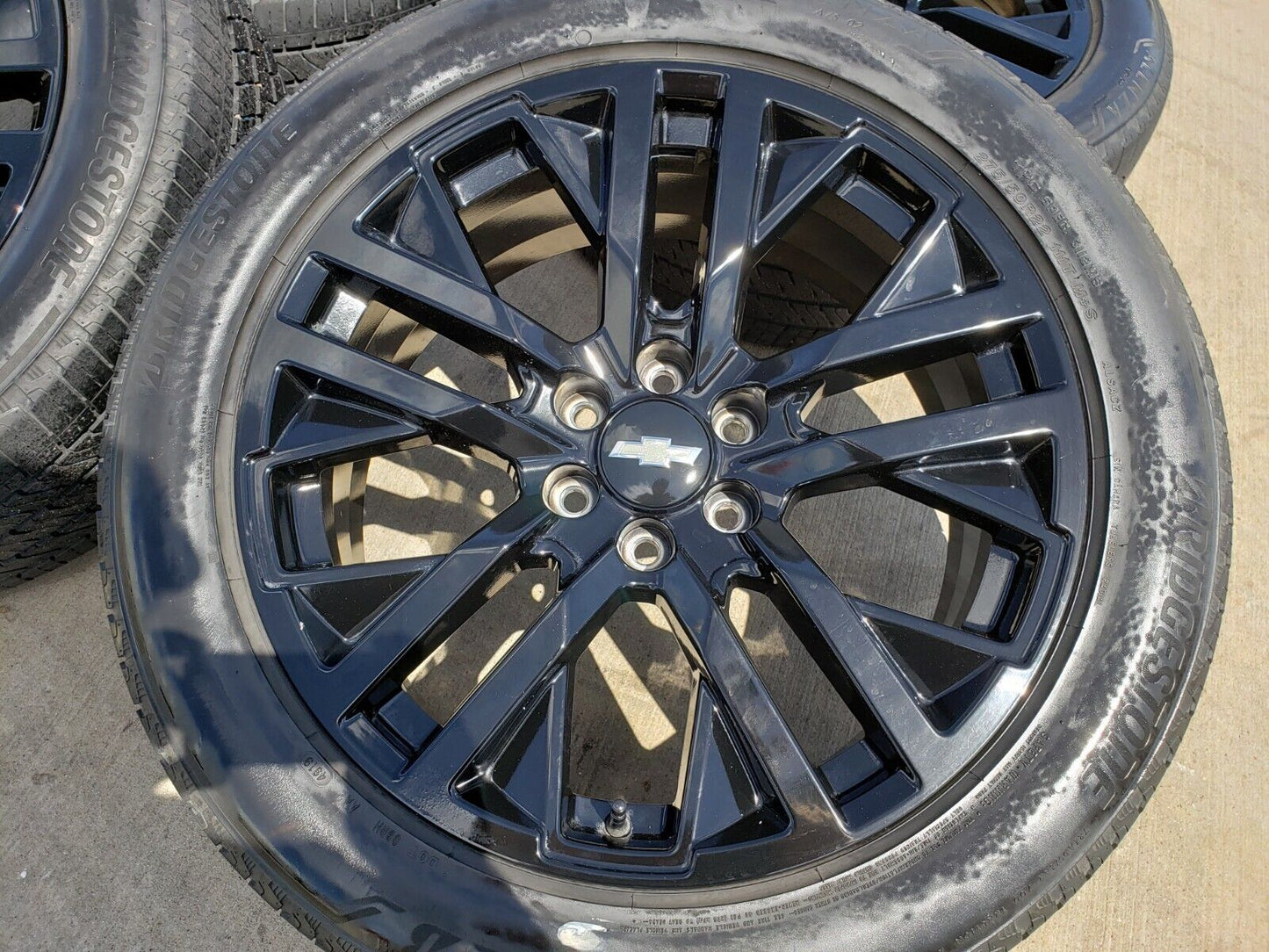 22" Chevy Silverado GMC OEM black Yukon Tahoe 5903 wheels rims 2022 2023 2024