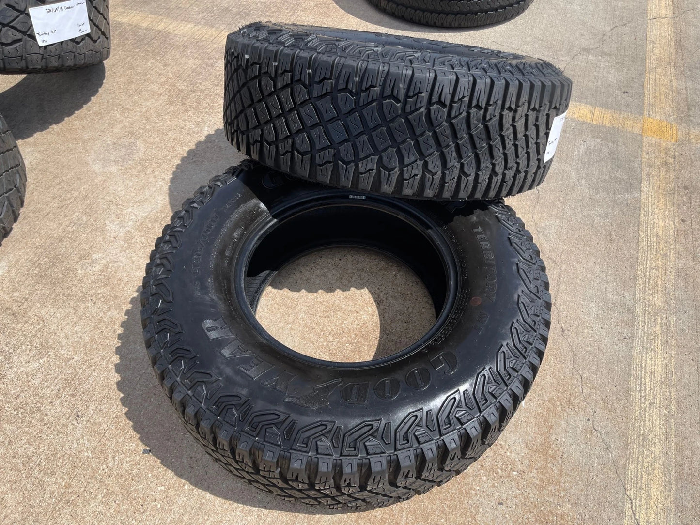 (1) 315/70/17 Goodyear Wrangler Territory M/T tire LT 6 ply load range C