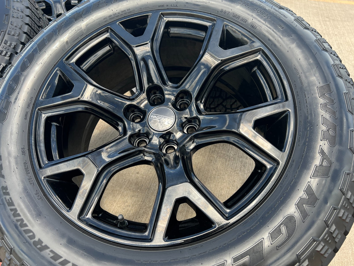 20" Dodge Ram 1500 Jeep Grand Wagoneer OEM OBSIDIAN wheels rims NEW