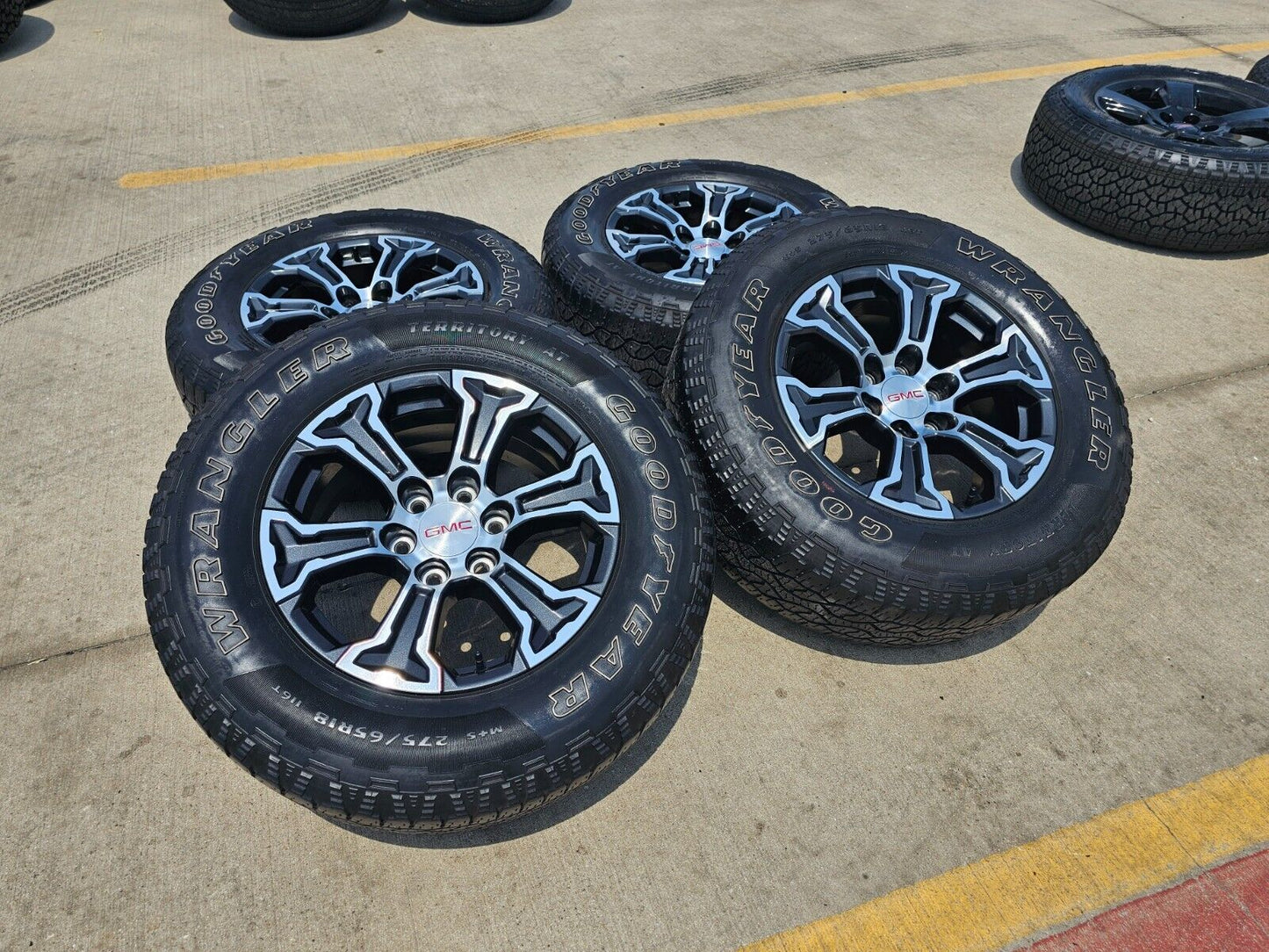 18" GMC Sierra AT4 Chevy Silverado OEM 5910 wheels rims 2022 2023 2024 2025 NEW