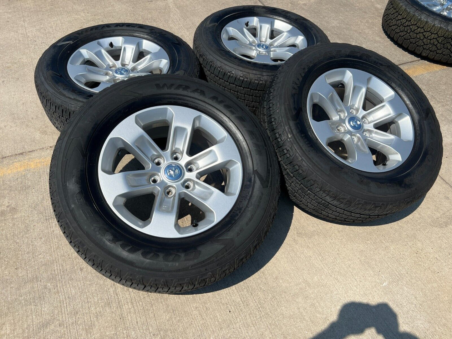 18" Dodge Ram 1500 OEM wheels rims 6x5.5 2672 tires 2019 2020 2021 2022 2023