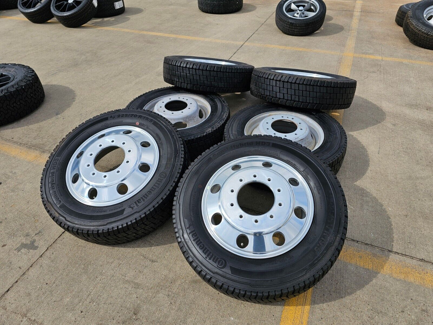 19.5" Ford F-450 Dually F-550 rims wheels RAM 4500 OEM 10x225 2022 2023 2024 NEW