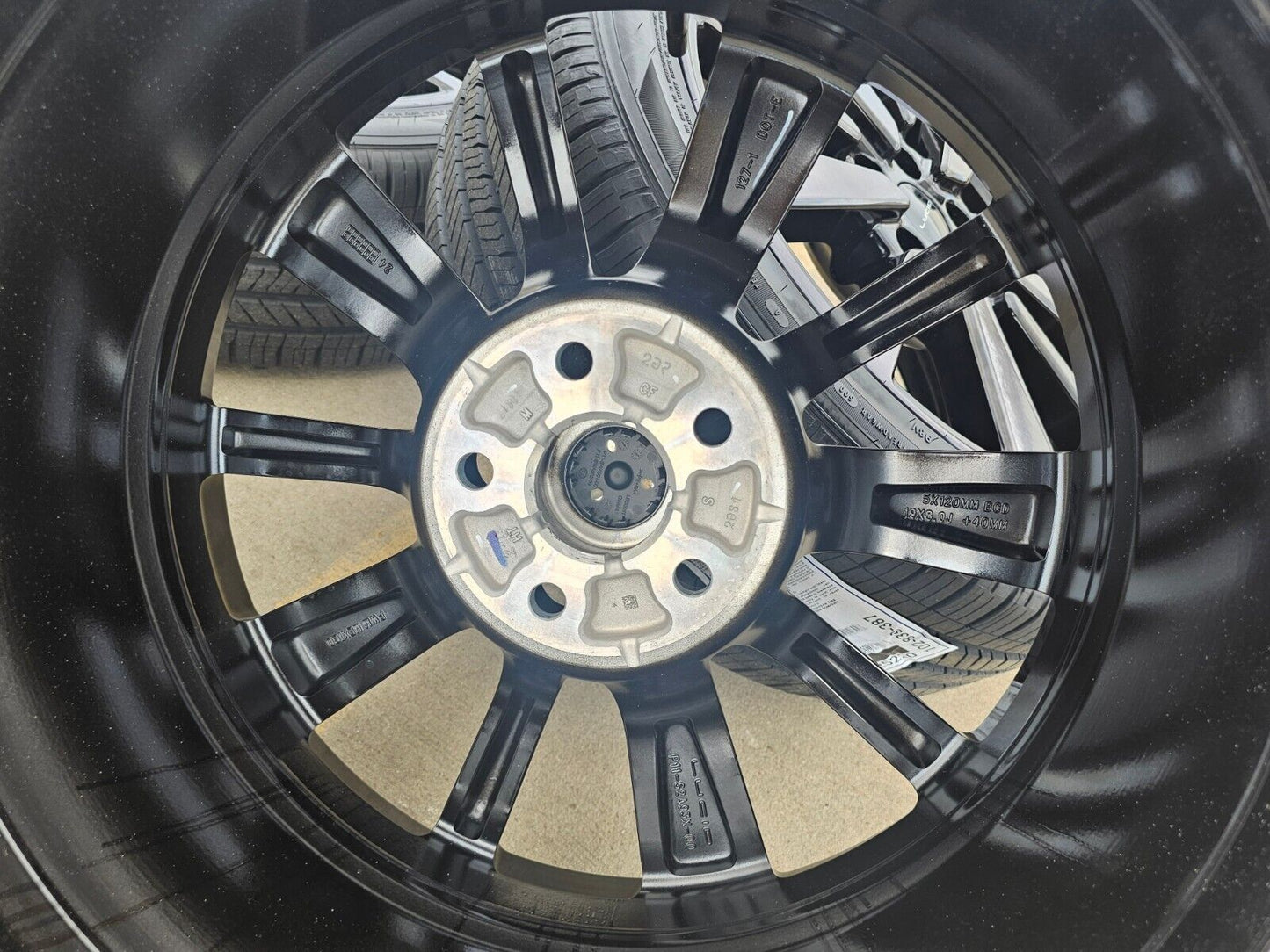 19" Lucid Air OEM Grand Touring black wheels rims tires 5x120 2023 2024 2025 NEW