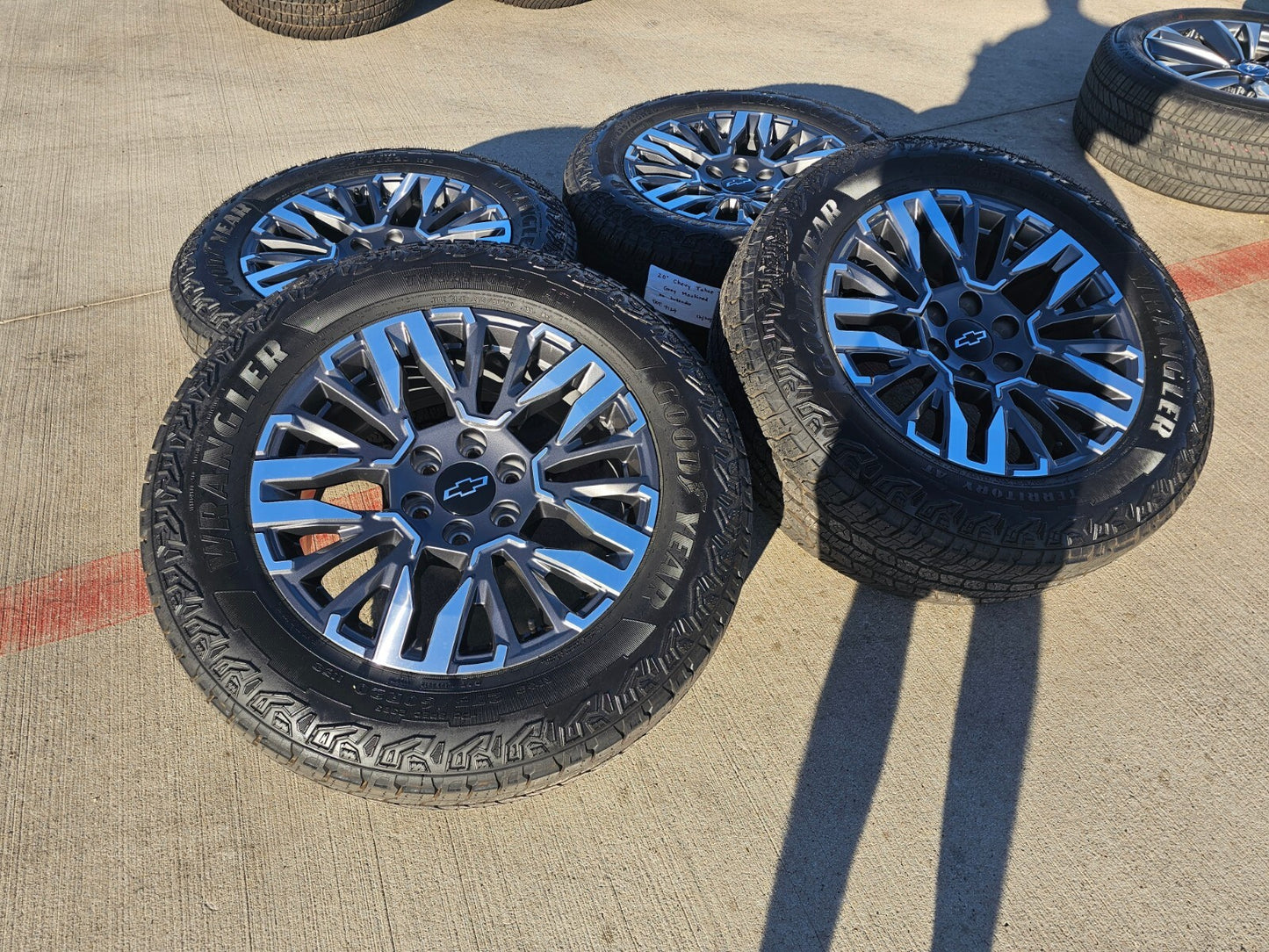 20" Chevy Silverado Z71 GMC Sierra Canyon OEM wheels rims 2024 2025 2026 NEW