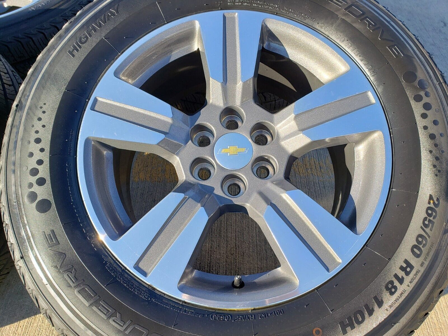 18" Chevy Colorado GMC Canyon OEM 5673 wheels rims 2017 2018 2019 2020 2021 2022
