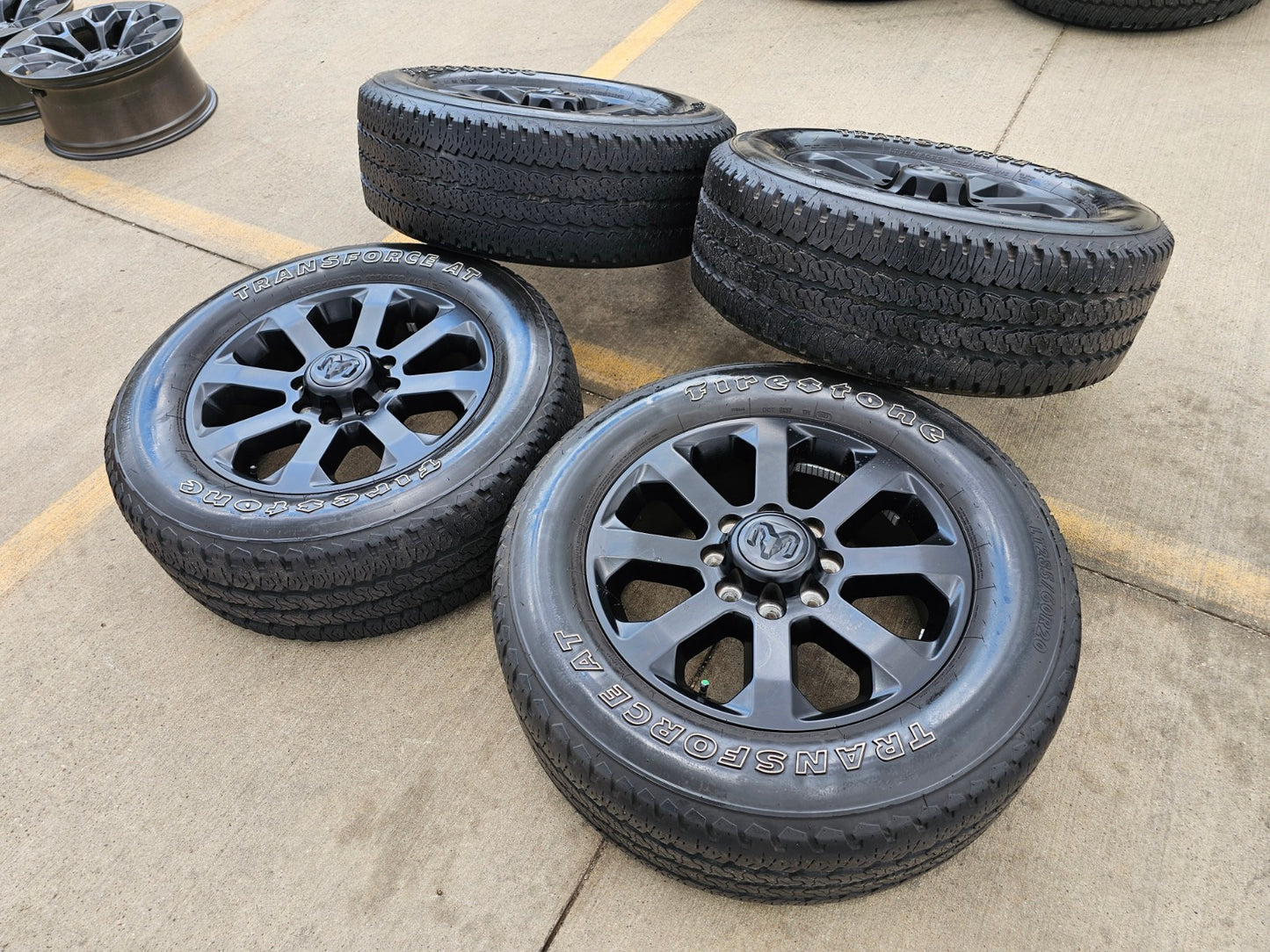 20" Dodge Ram 2500 3500 LARAMIE OEM 2700 wheels rims tires FIRESTONE