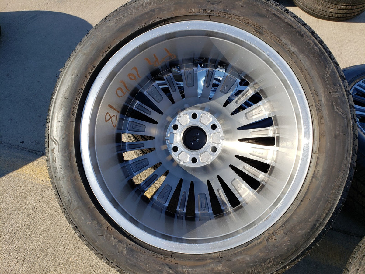 22" Cadillac Escalade Platinum OEM 4876 95167 wheels rims SET BRIDGESTONE