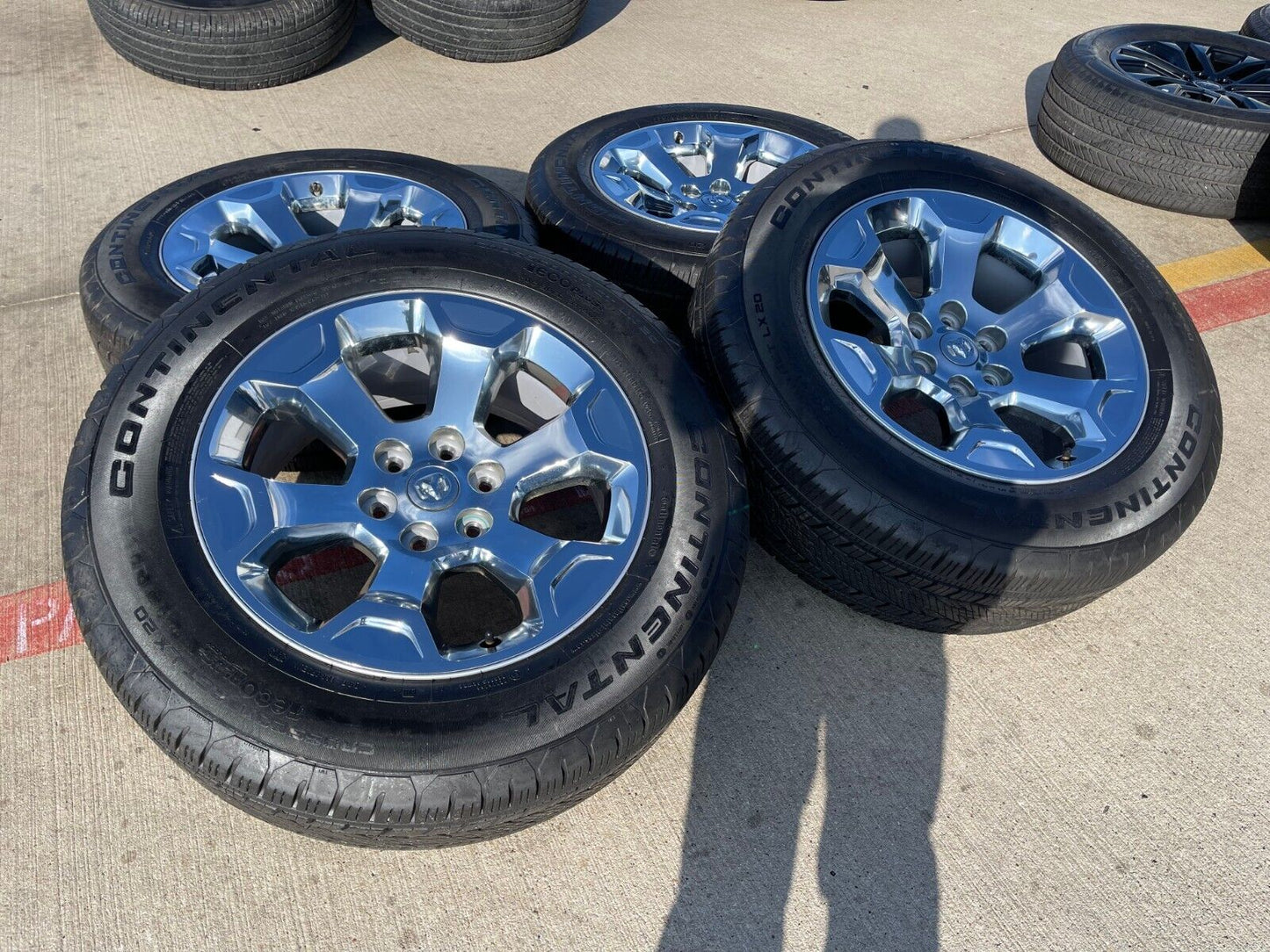 20" Dodge Ram 1500 OEM Laramie CHROME 2680 wheels rims 2022 2023 2024 2025 NEW