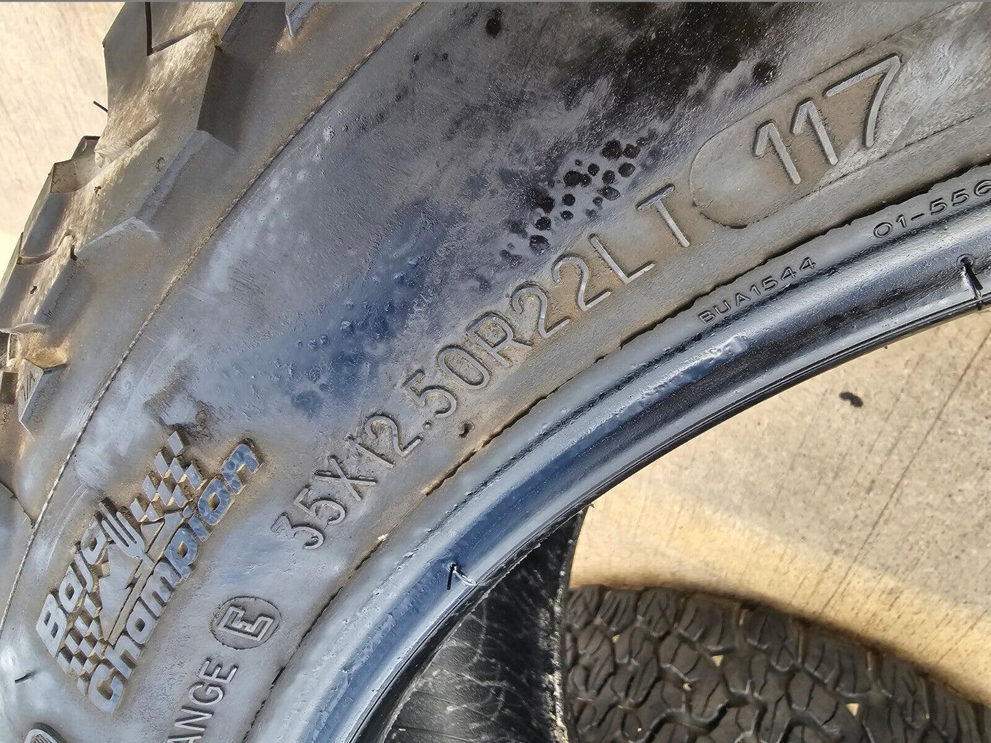 (1) 35x12.5x22 BFGoodrich BFG All Terrain A/T T/A KO2 tire 117R E 10 PLY