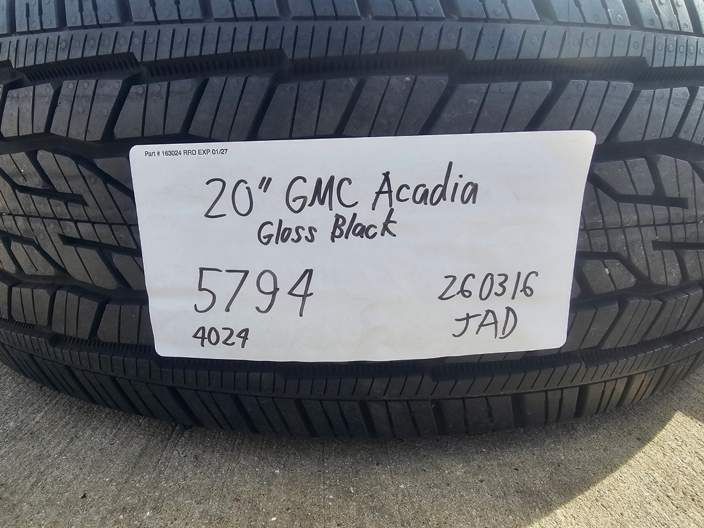 22" GMC Acadia OEM wheels rims Blazer Traverse Buick Enclave XT6 2025 2026 NEW