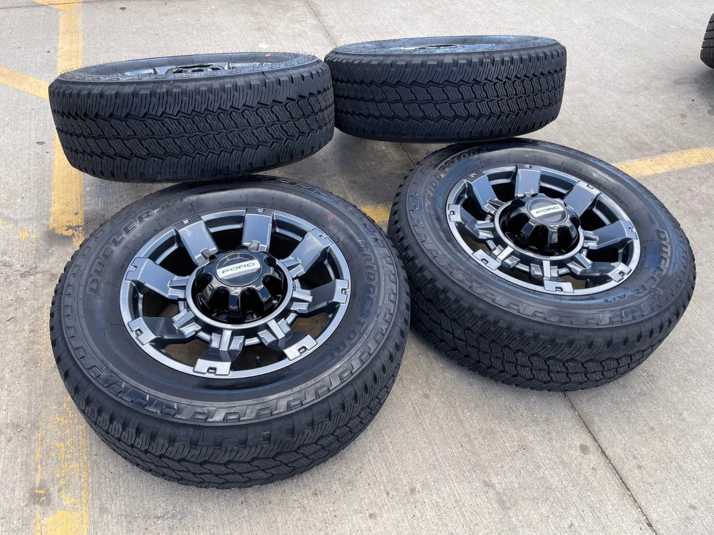 20" Ford F-250 F-350 OEM gray Lariat 10485 10296 wheels rims tires