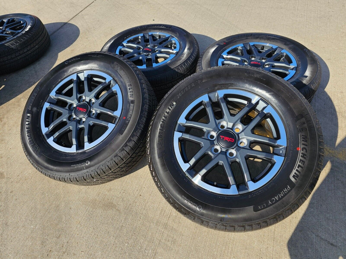 18" Toyota Tacoma TRD OEM gray wheels rims tires 2024 2025 NEW