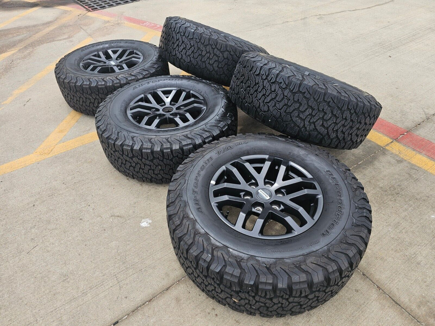 17" Ford Ranger Tremor OEM rims wheels 10431 tires 2022 2023 2024 2025 NEW BFG