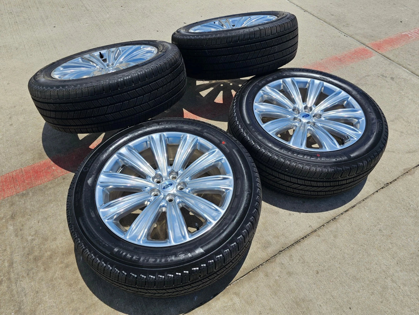 20" Ford Explorer Limited OEM rims wheels 10269 Lincoln Aviator 2024 2025 NEW