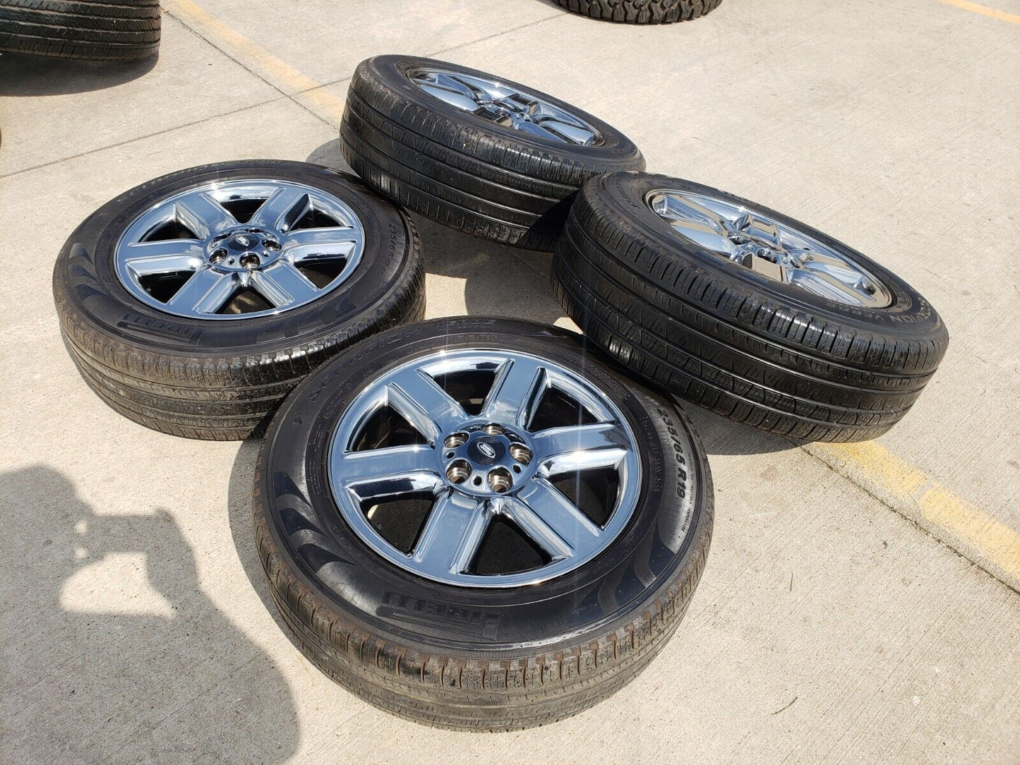 19" Range Land Rover OEM wheels rims 72173 chrome tires