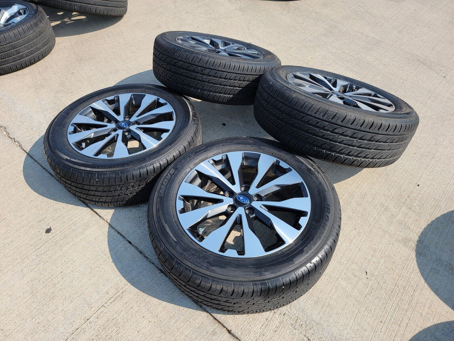 18" Subaru Outback Legacy Forester OEM wheels rims 68826 tires
