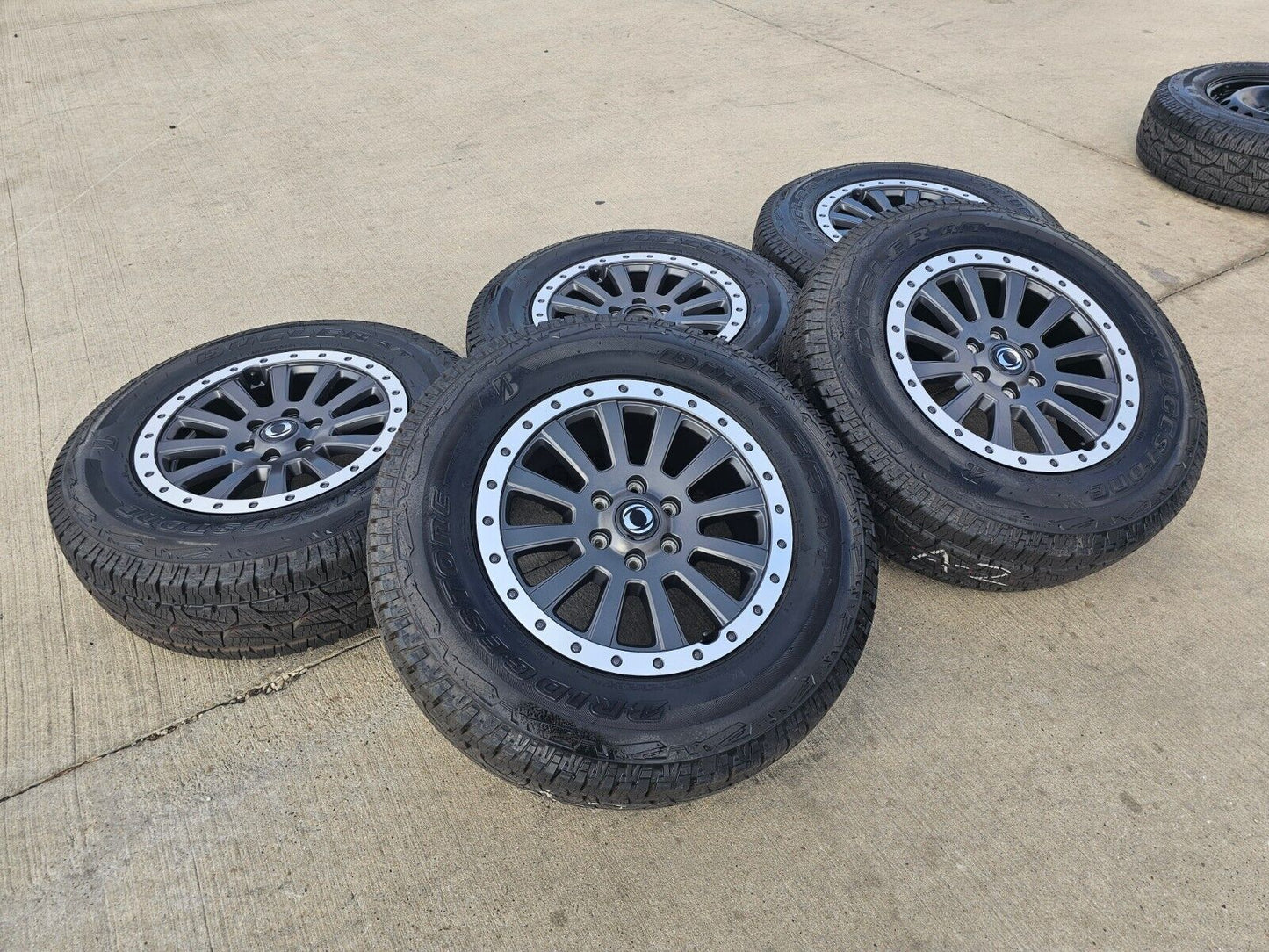 (4) 18" INEOS Grenadier OEM wheels rims tires beadlock 2022 2023 2024 2025 NEW